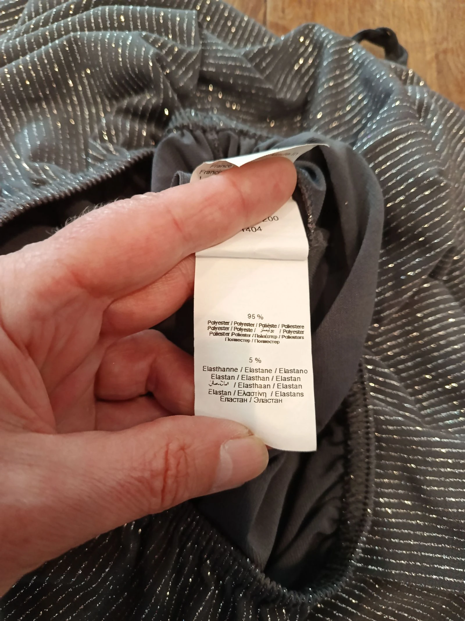Gesilverd top.Maat 40 Cache Cache – photo 6
